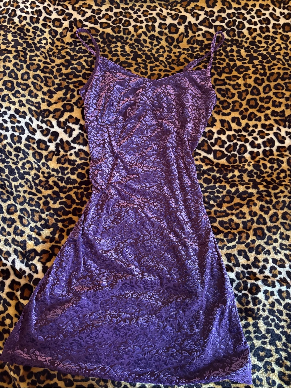 Jessica Plum Lace Slip Dress
